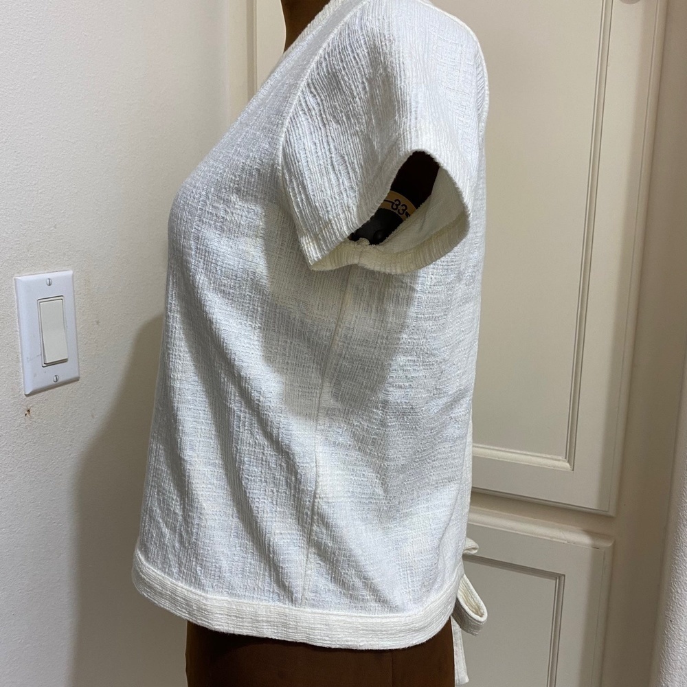 Madewell Beige Knot-Back Tee Size XS - Picture 2 of 7